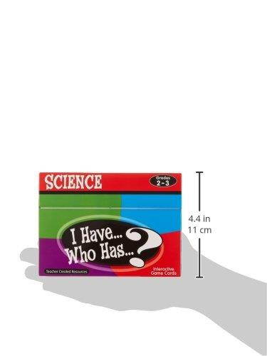 Teacher Created Resources I Have Who Has Science Card (7856)