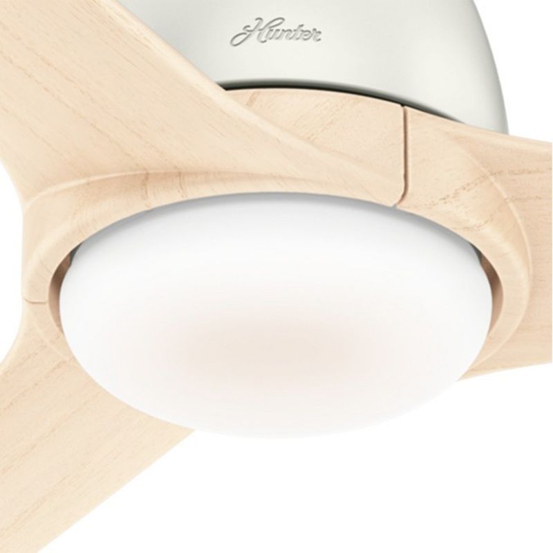 Hunter Fan Company Norden 54-Inch Scandinavian Style Multiple Speeds Ceiling Fan, Fresh White