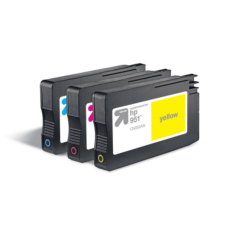 Remanufactured 3-Pack Cyan/Magenta/Yellow Standard Ink Cartridges - Compatible with HP 951 Ink Series Printers - TAR951CMY - up & up™