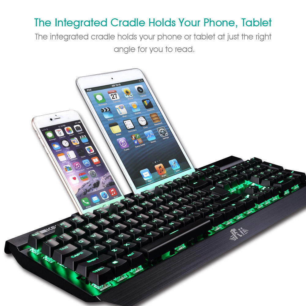 Rii K61C Backlit Mechanical Gaming Keyboard for Mac or Windows Computer 7 8 10