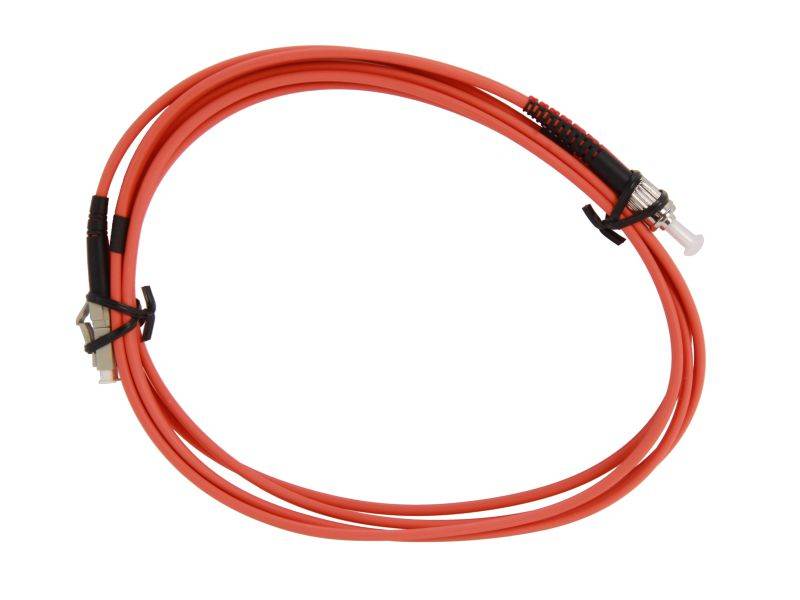 Fiber Optic Cable LC-LC 9/125 Duplex Single-Mode Fiber Cable Yellow 5 meters