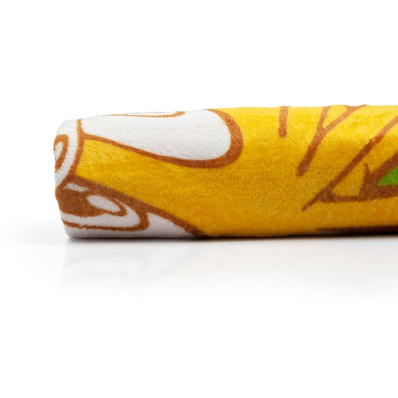 Just Funky Sonic The Hedgehog Warhol Fleece Throw Blanket | 45 x 60 Inch Cozy Blanket