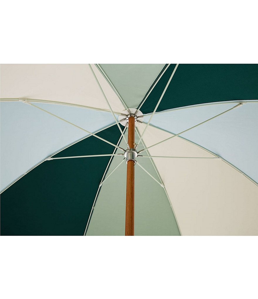 business & pleasure 70's Panel Santorini Premium Beach Umbrella