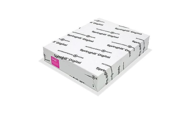 Springhill Digital Vellum Bristol Color Cover 67 lb 8 1/2 x 11 Blue 250 Sheets/Pack 026000