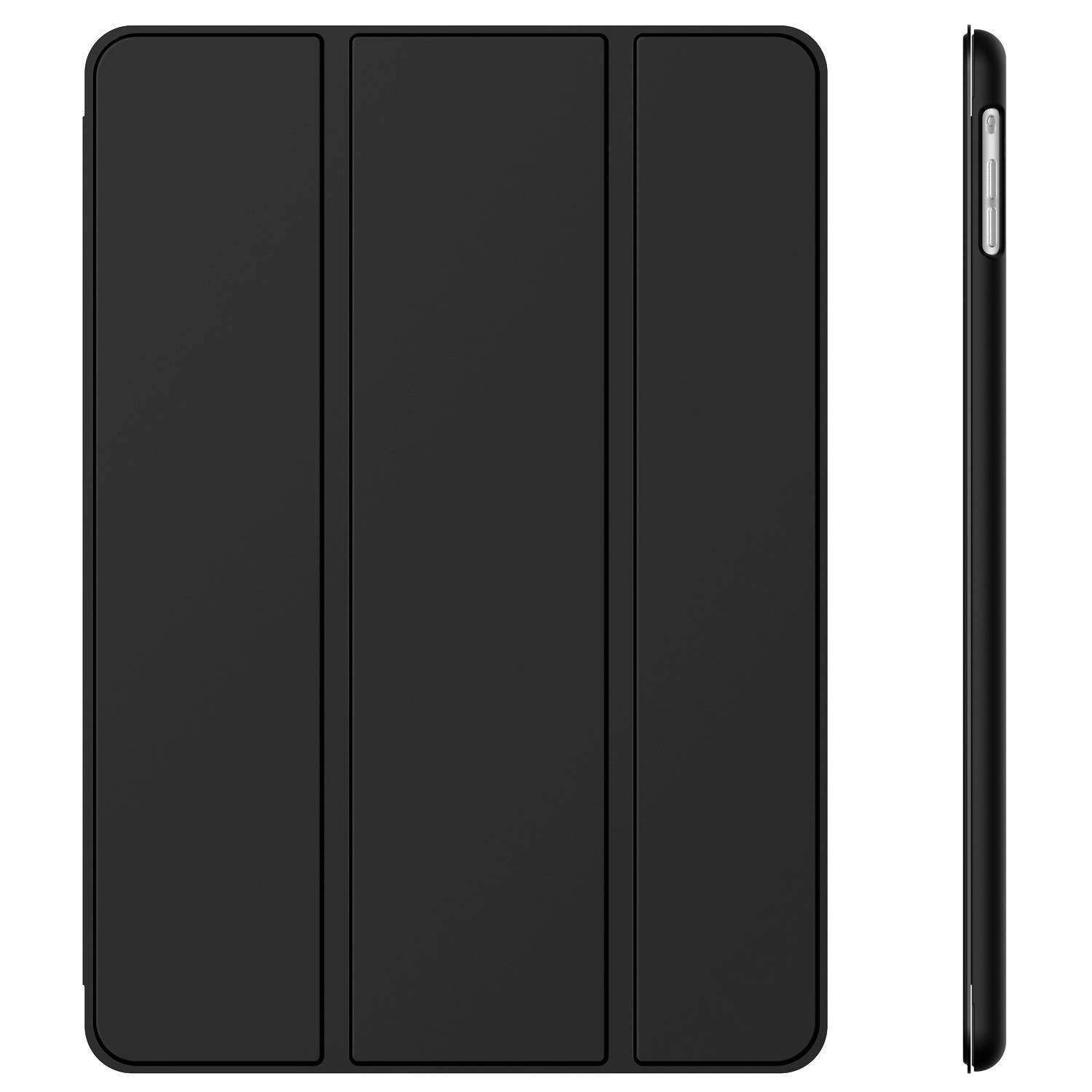 jetech case for apple ipad air 1st edition (not for ipad air 2), smart cover with auto wake/sleep, black