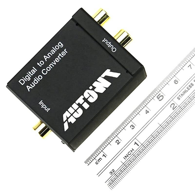 Digital Coaxial Toslink Adapter with Optical Cable 35mm Audio Cable and USB Power Cable