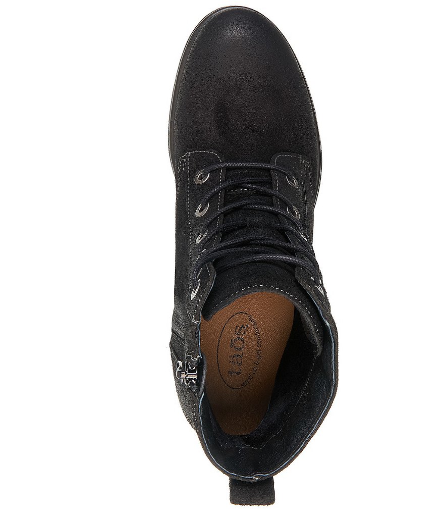 Taos Footwear Boot Camp Suede Faux Fur Lined Booties