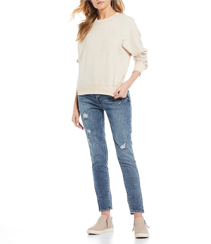 GB Ground-Break Double Zip Leather Sneakers