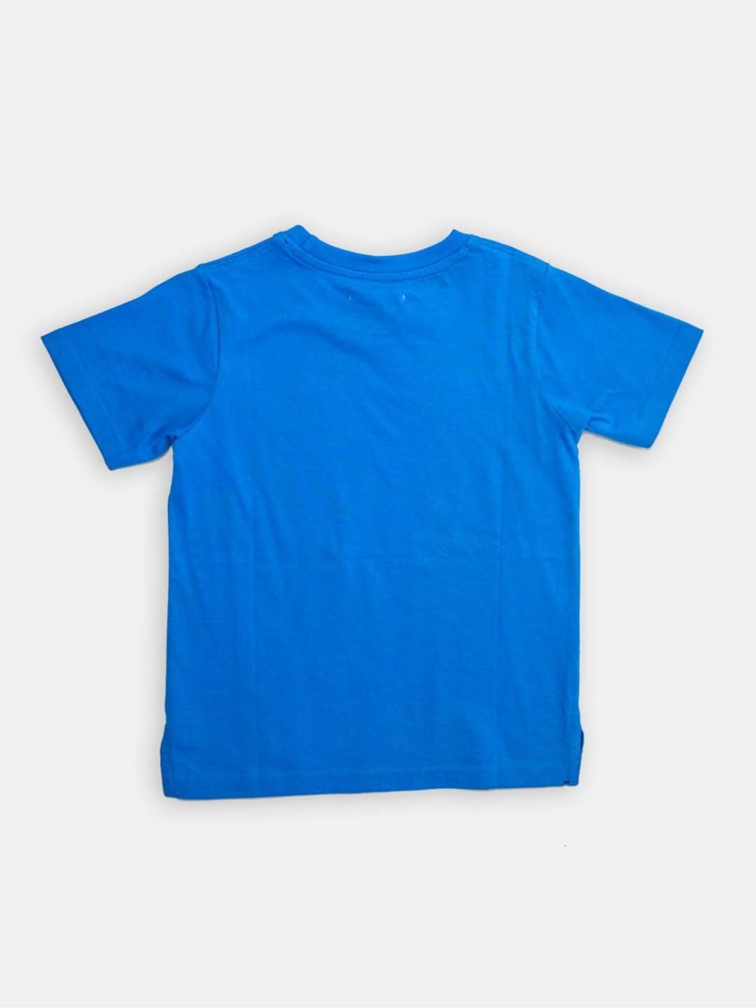 Angel & Rocket Kids Blue Cotton Printed T-Shirt