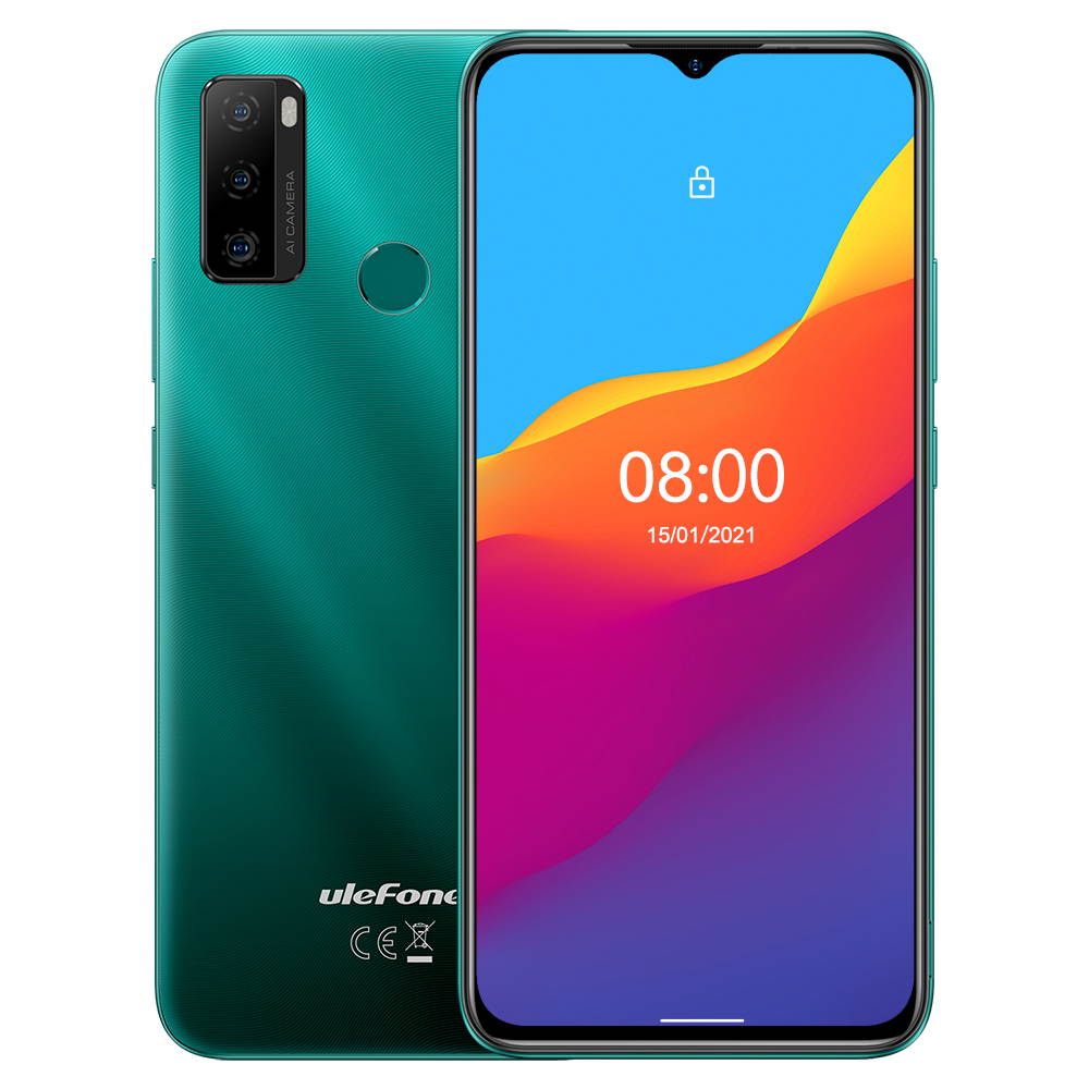 Ulefone Note 10 Unlocked Phones, Android 11 2GB + 32GB ROM, 8MP Four Rear Camera + 8MP Front Camera, 6.52" HD+ Screen 5500mAh Big Battery Dual 4G Unlocked Smartphone