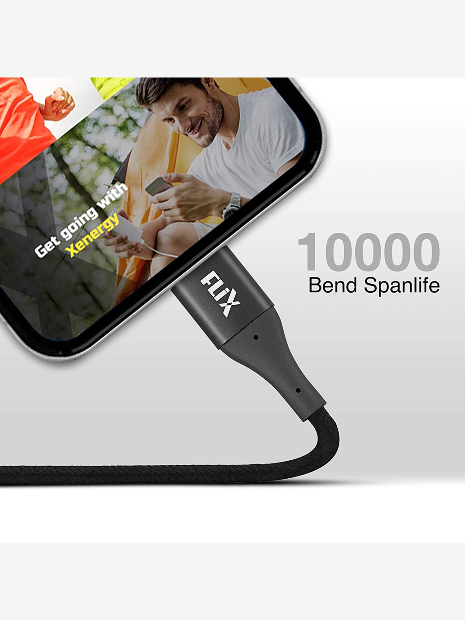 Moerdon MUC-C4C100W 100 Watt Fast Charging Data transfer Cable (Black)