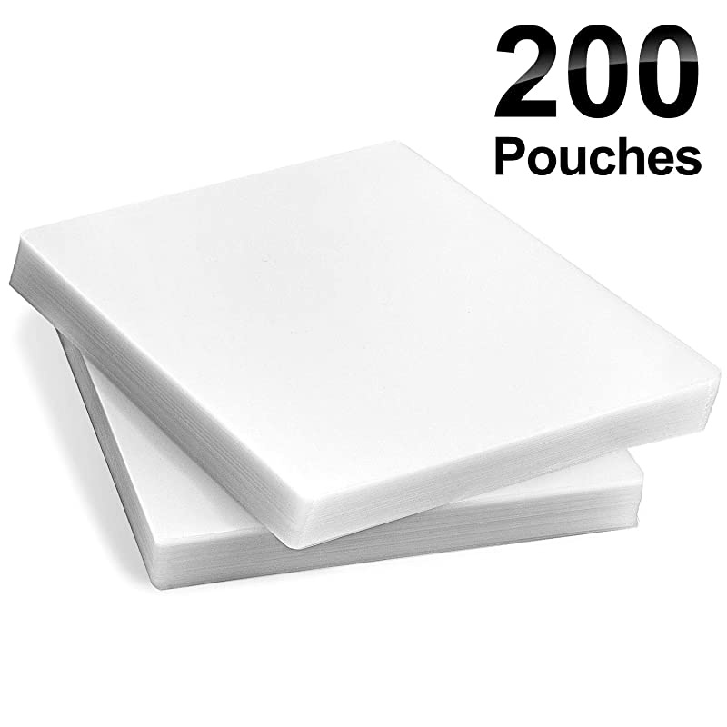 200 Pack Laminating Sheets 85 x 11 Inches 3 Mil Clear Thermal Laminating Pouches Lamination Sheet Paper for Laminator Round Corner Letter Size