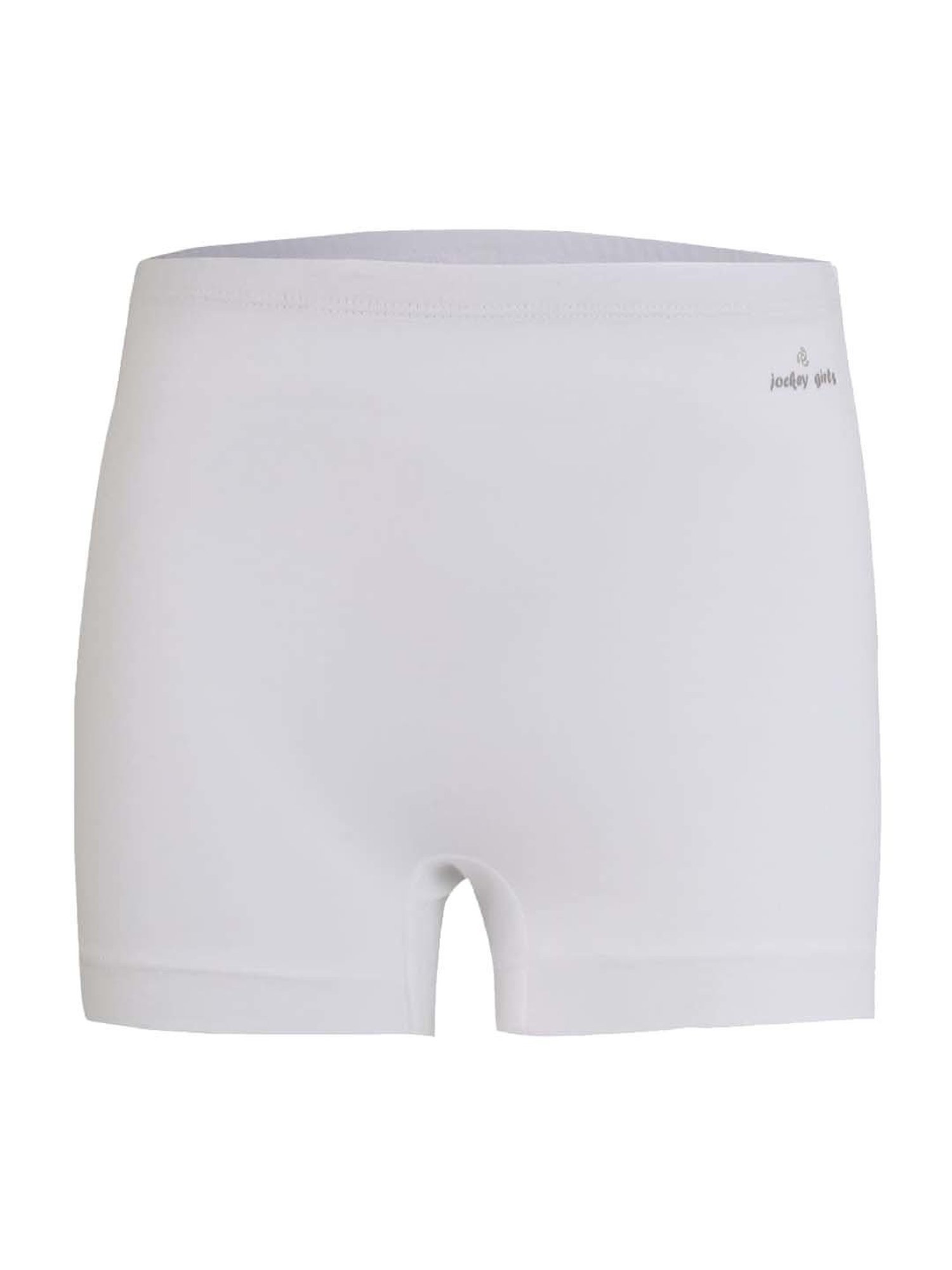Jockey Kids White Cotton Regular Fit Shorts (Pack of 2)