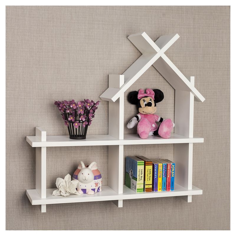 Danya B House Design Wall Shelf - White