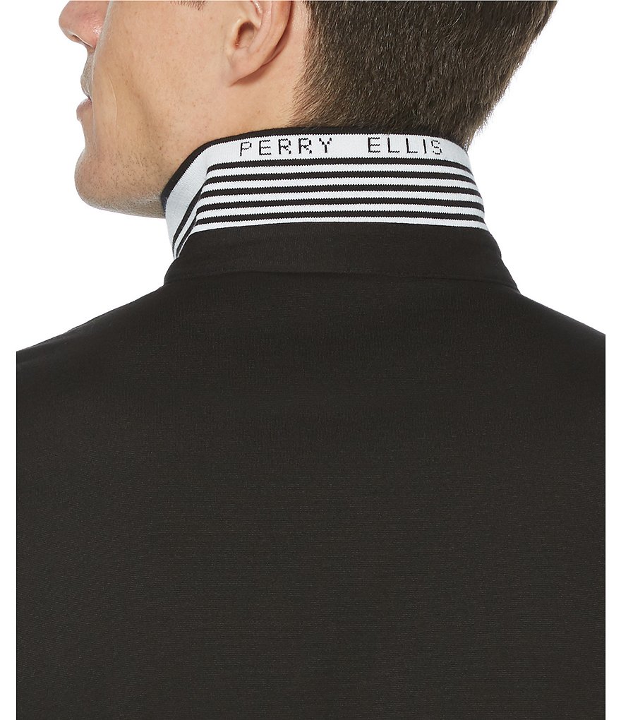 Perry Ellis Big & Tall Iconic Performance Stretch Short-Sleeve Polo Shirt