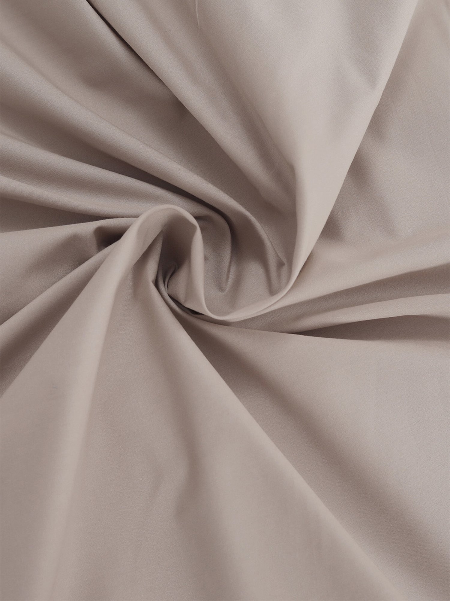 Maspar Colorart Slumber Beige 200 TC Cotton Queen Size Bed Sheet with 2 Pillow Cover