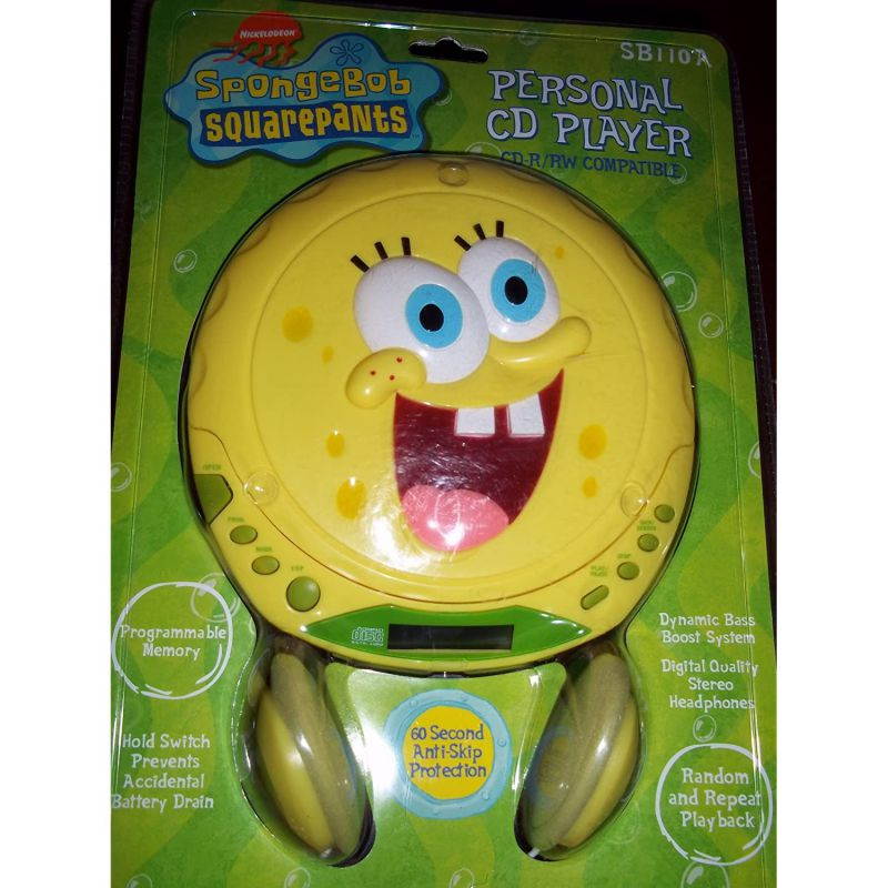 Spongebob Squarepants 37062 Personal CD Player (Yellow)