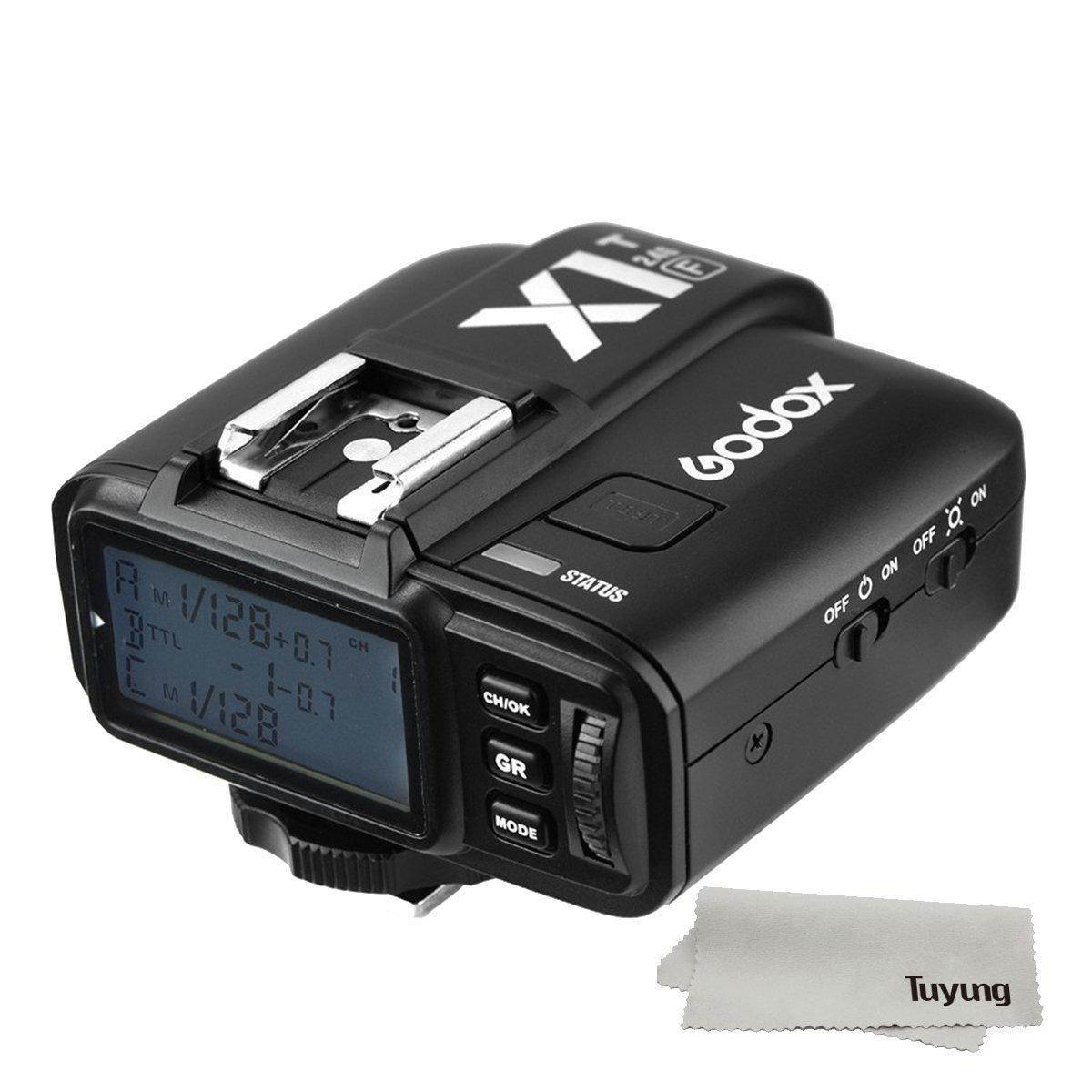godox x1tf ttl strobe trigger 1/8000s hss 32 channels 2.4g wireless lcd flash trigger transmitter for fuji fujifilm cameras