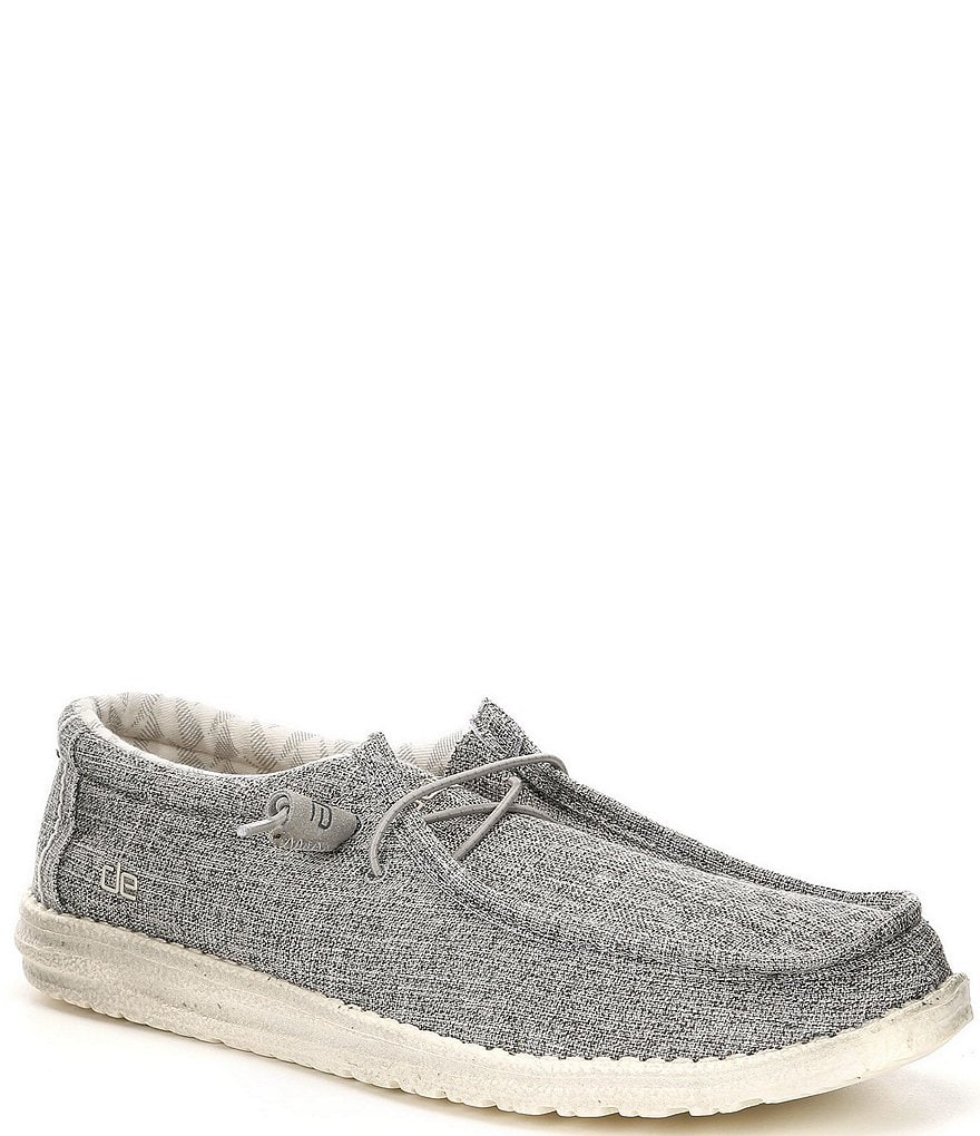 Hey Dude Men's Wally Linen Washable Chukka