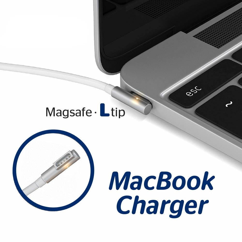 OEM Compatible with MacBook Air Charger, 45W AC Adapter with Magsafe 1 L-Tip Magnetic Connector for A1237 A1244 A1304 A1369 A1370 A1374 A1377 11&rdquo; 13&rdquo; (Released Before Mid 2012)