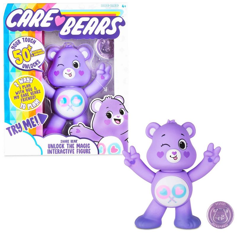 Care Bears 5" Interactive Figure - Share Bear