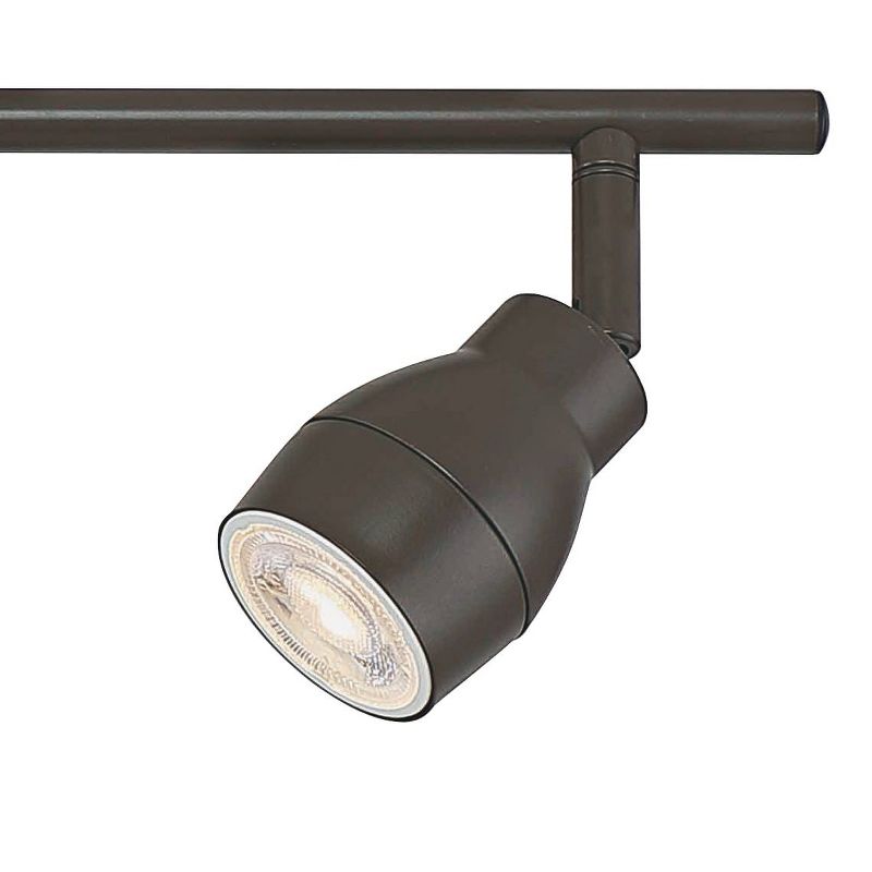 Pro Track 4-Light Bronze LED Track Fixture