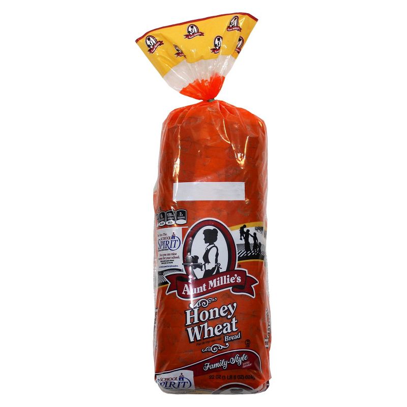 Aunt Millie's Family Style Honey Wheat Bread - 22oz