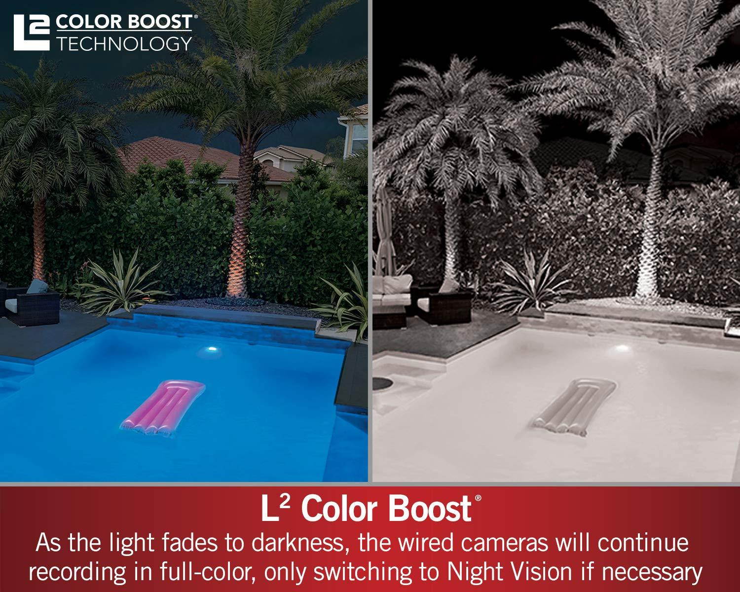 Night Owl CCTV Video Home Security Camera System with 4 Wired 4K Ultra HD Indoor/Outdoor Cameras with Night Vision (Expandable up to a Total of 8 Wired Cameras), and 2 TB Hard Drive