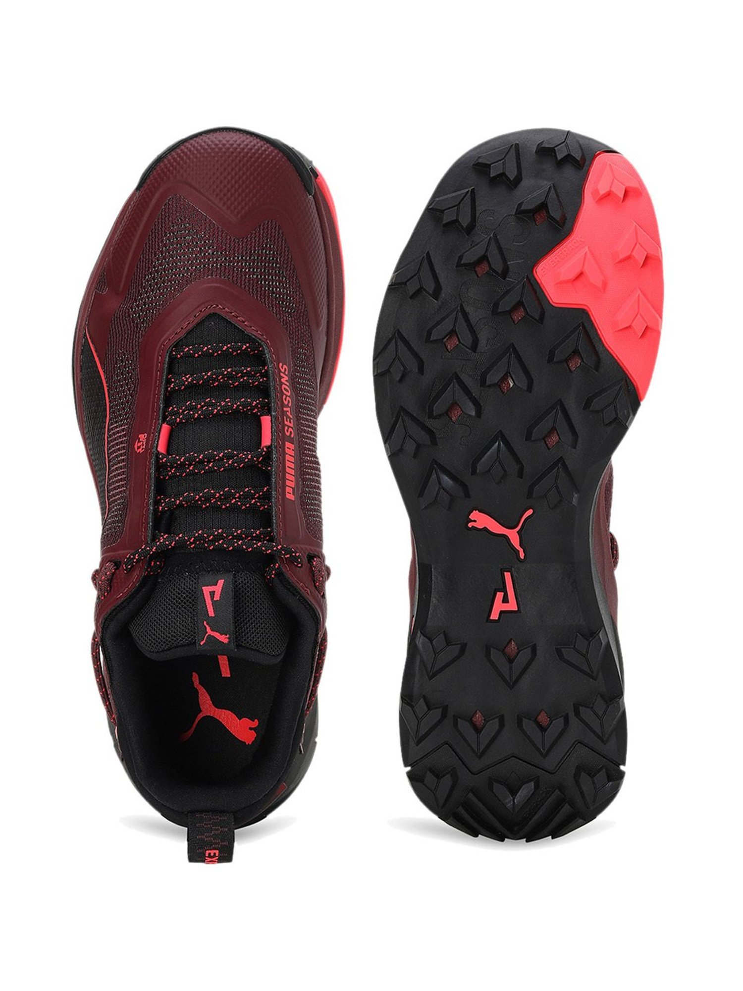 Puma Women's Explore NITRO Maroon Running Shoes