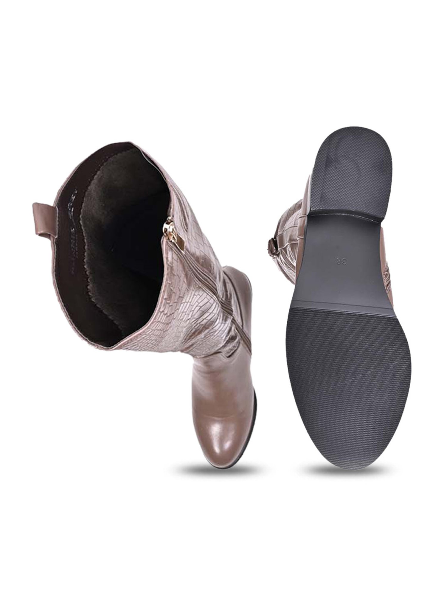 Ronnie Grey Women's Khaki Casual Booties