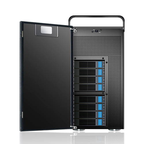 MobileSTOR MS8X12G 8-Bay 3.5" inch SATA/SAS to 12G SAS Direct Connection Tower