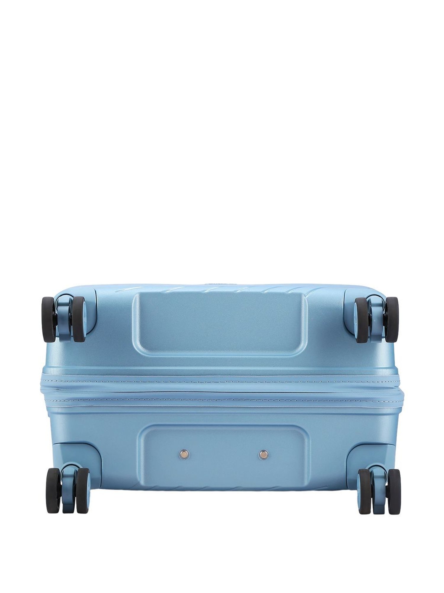 Skybags SKYLITE Powder Blue 8 Wheels Hard Cabin Trolley Bag 45