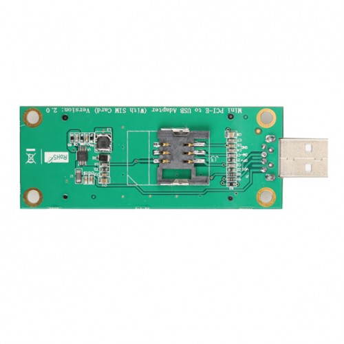 Mini PCI-e Wireless to USB Adapter card With SIM Card Slot Test WWAN module