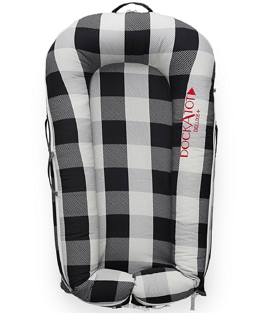 DockATot 0-8 Month Charcoal Buffalo Deluxe Dock Stage 1