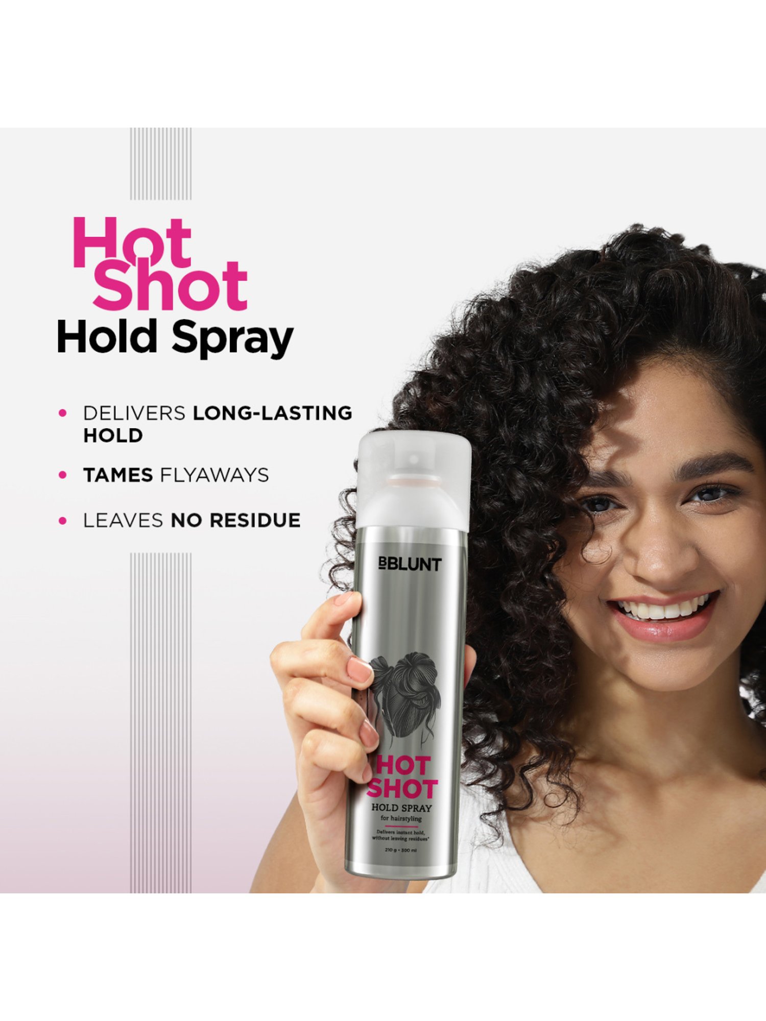 BBlunt Hot Shot Hold Spray - 300 ml
