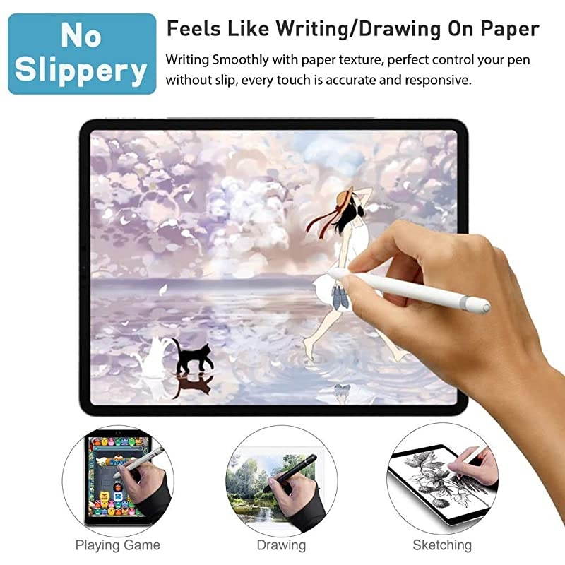 2 Pack Paperfeel Screen Protector for iPad Air 3 2017 iPad Pro 105 2019  Matte PET Paperfeel Film Screen Protector for Drawing AntiGlare Scratch Resistant