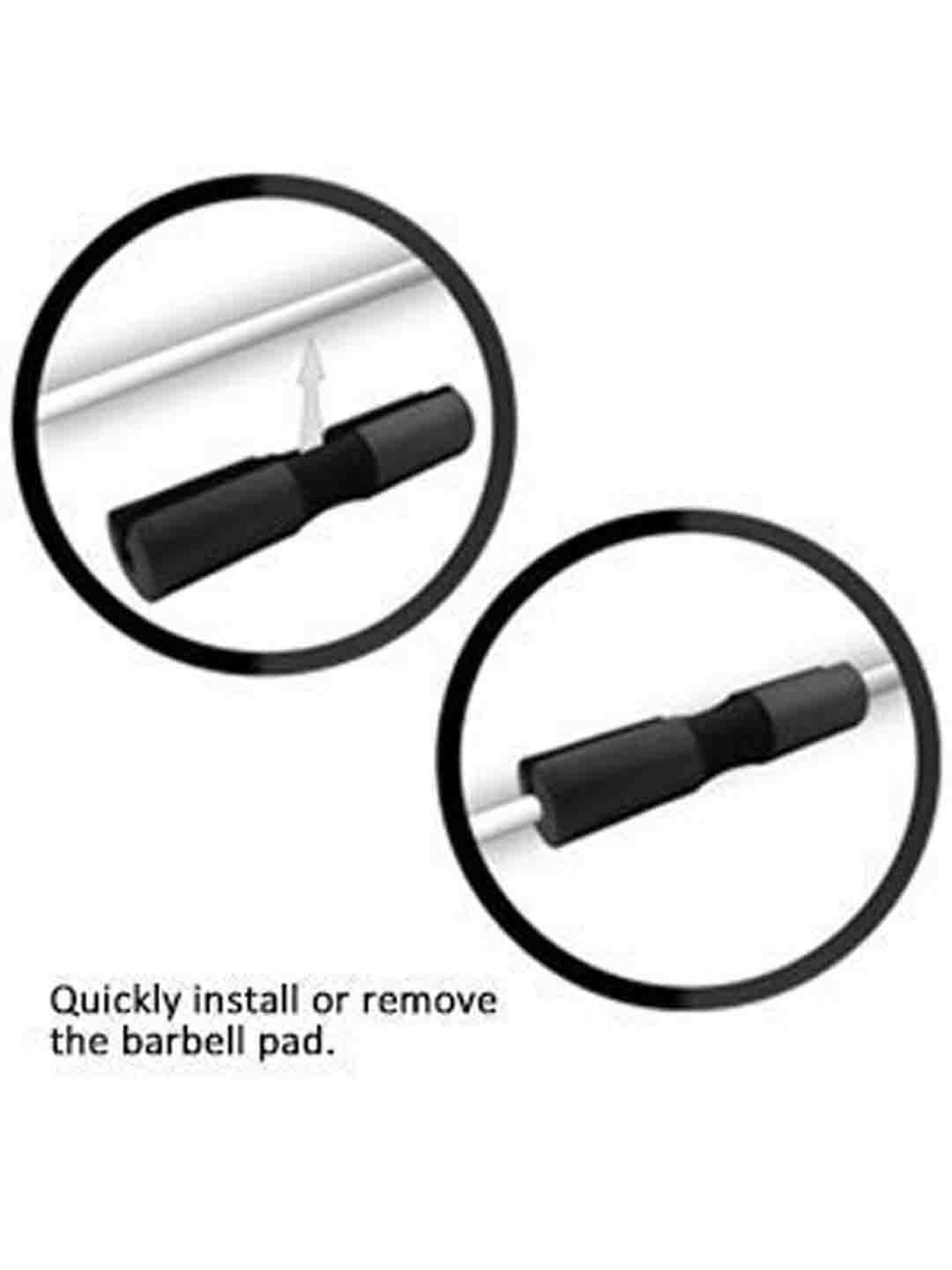 B Fit  Barbell Squat Neck and Shoulder Protective Pad (Black)