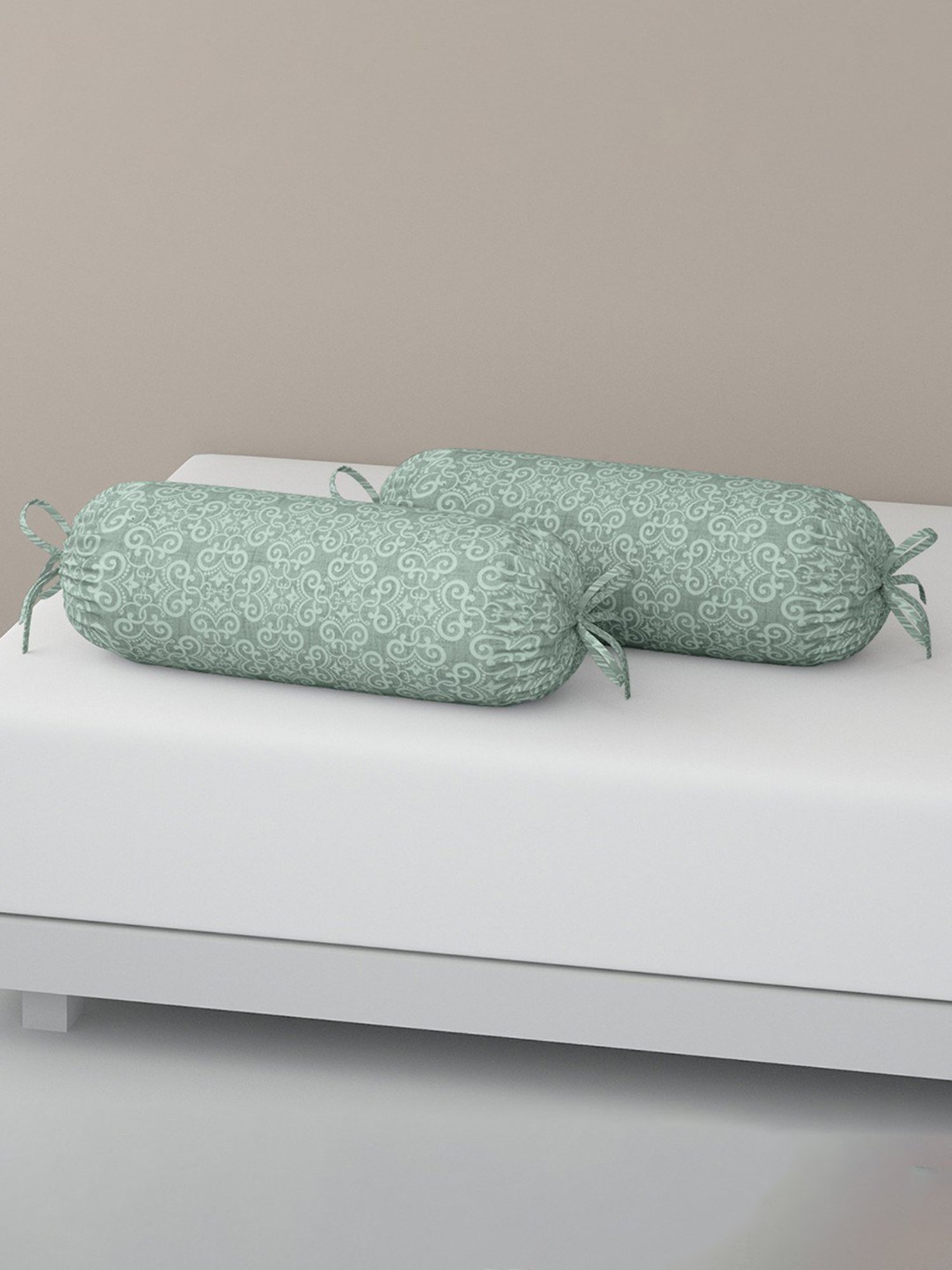 Maspar Blue Cotton 200 TC Reversible Duvet Cover Set