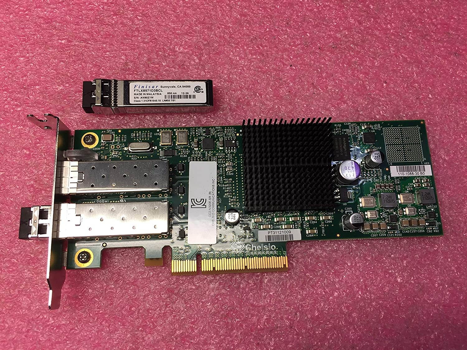 Chelsio CC2-N320E-SR Dual Port 10Gb PCIe x8 Ethernet Half Height Card