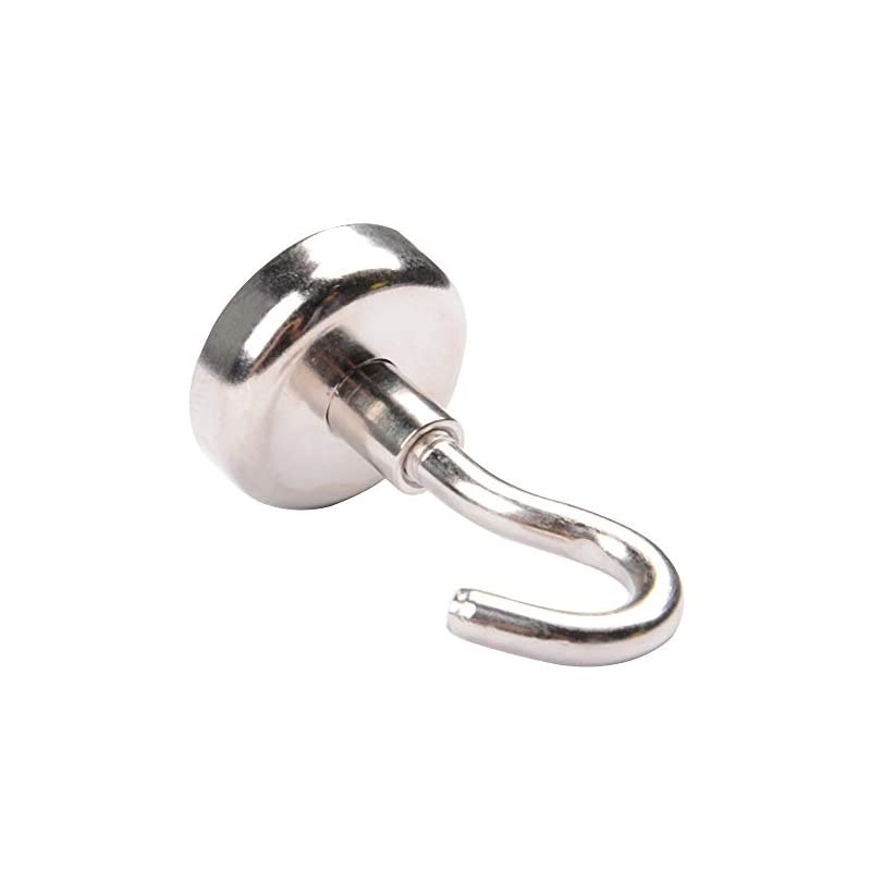 Magnetic Hooks 48 lbs Heavy Duty Magnet Hooks12Pack Dia 25mm Neodymium Magnets for Cruise Cabins Refrigerator Hanging Key Holder IndoorOutdoor Organization