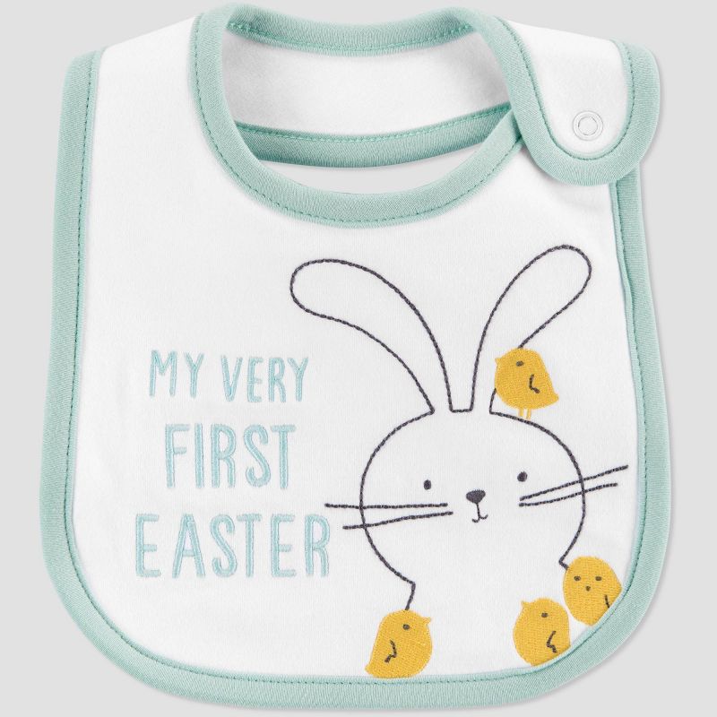 Baby 'My First Easter' Bib - Just One You® made by carter's White