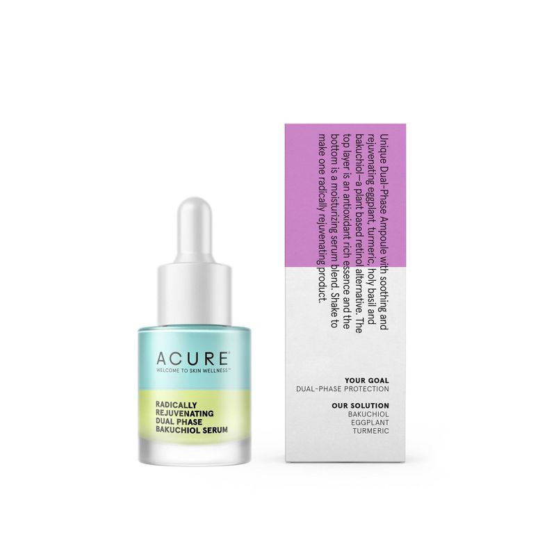 Acure Radically Rejuvenating Dual Phase Bakuchiol Serum - 0.67 fl oz