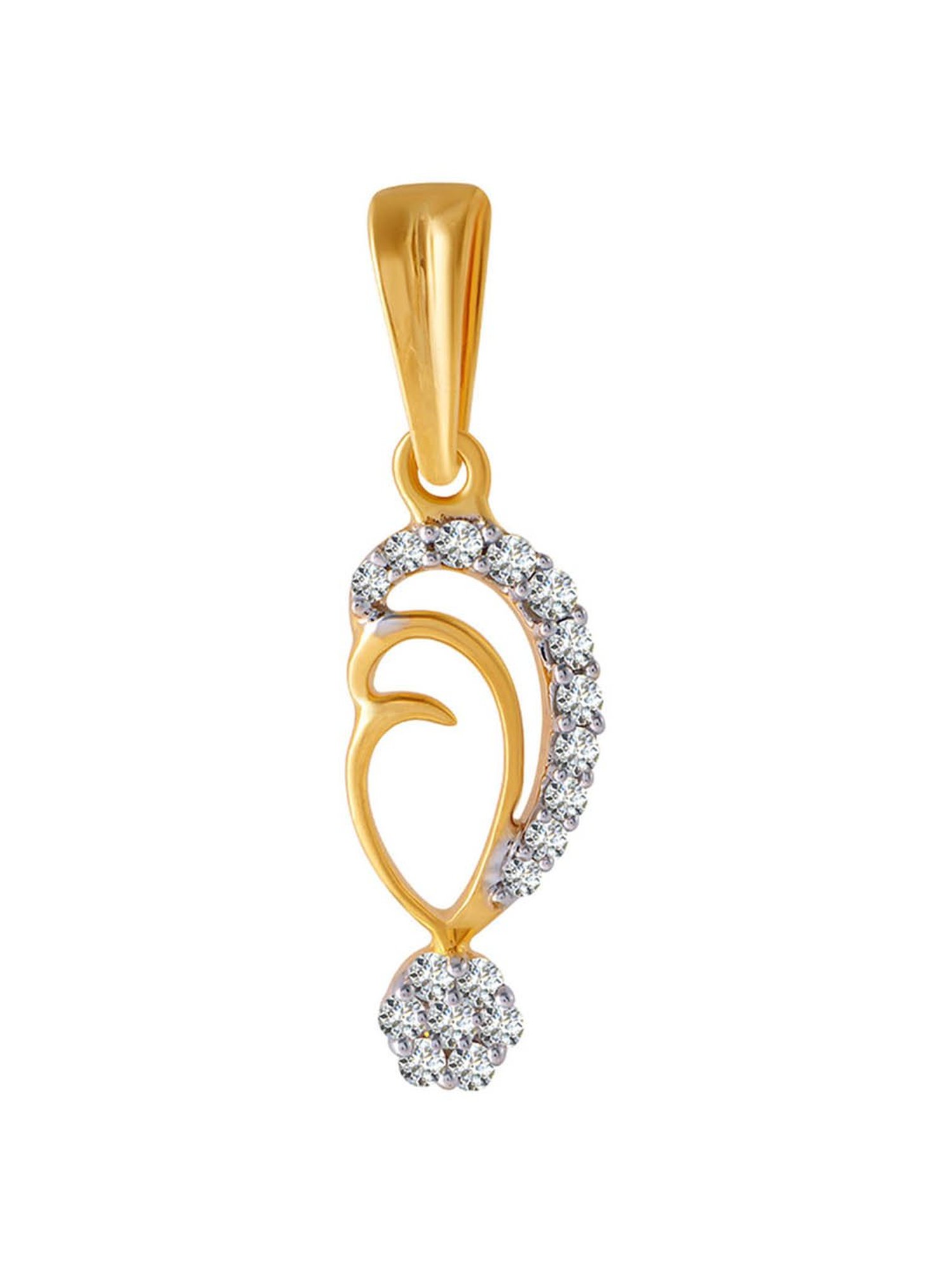 Joyalukkas 18k Gold & Diamond Pendant with Chain