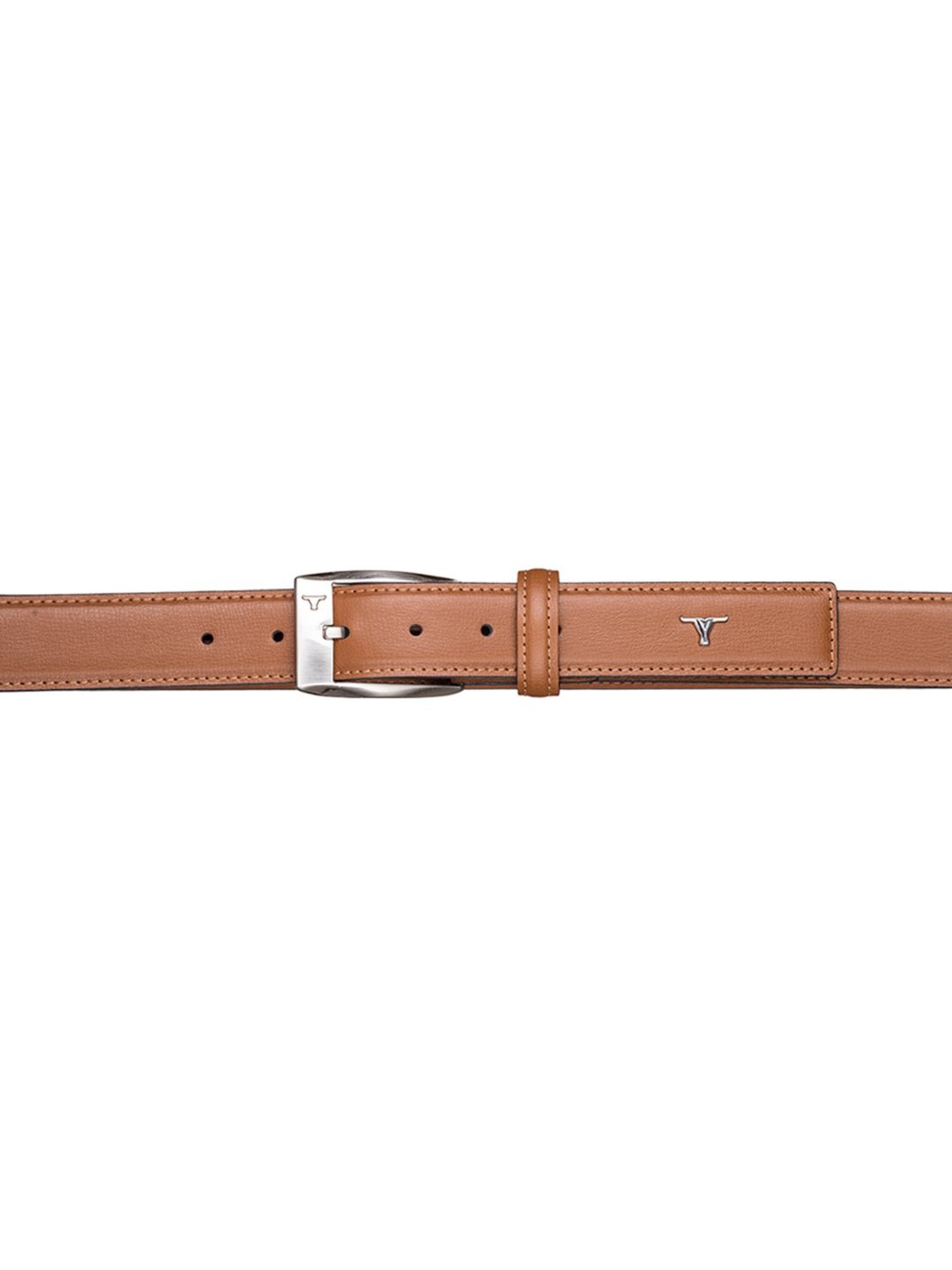 BULCHEE Tan Leather Formal Belt for Men