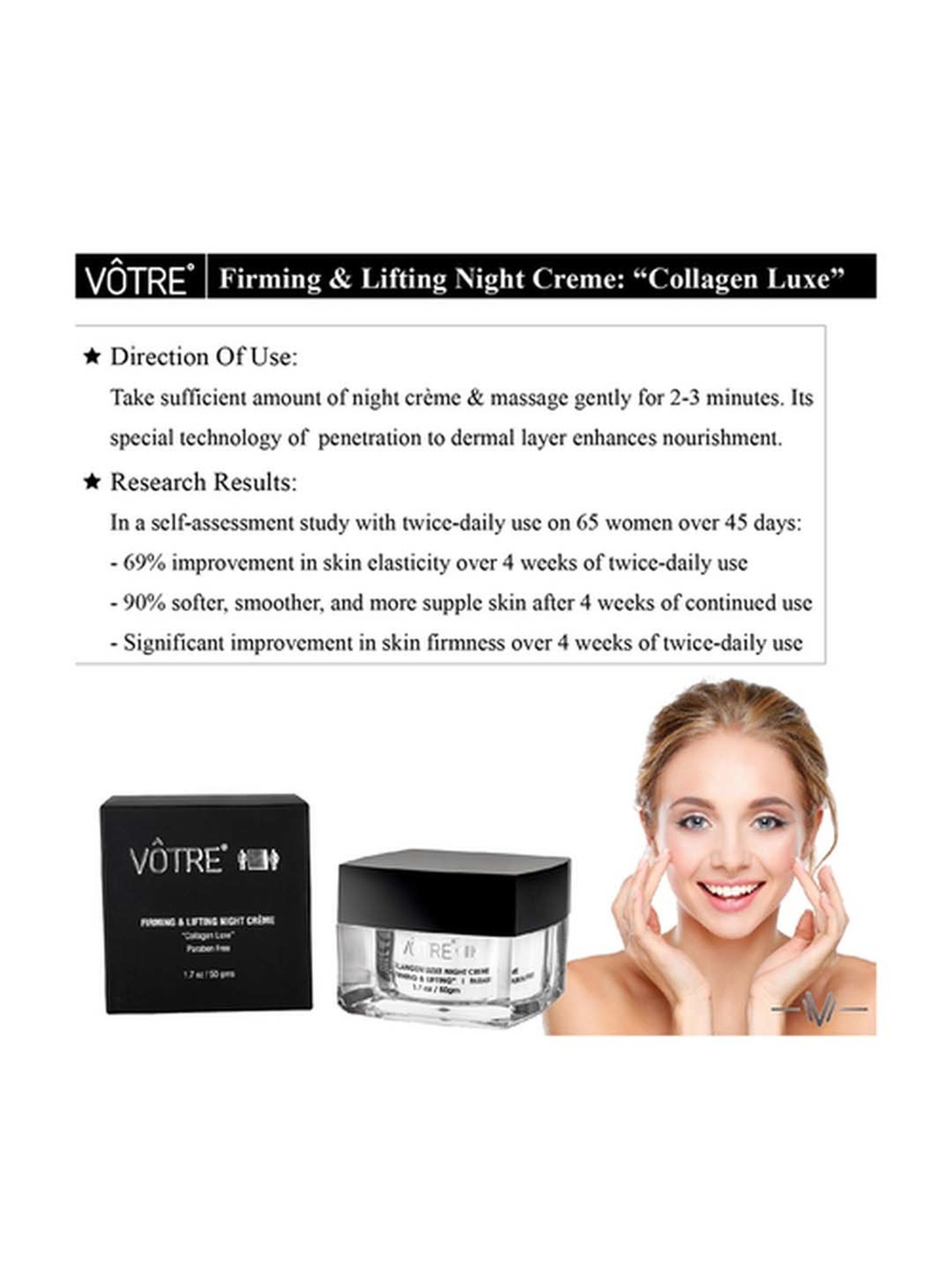 House of Beauty Collagen Peptide Cream with Bakuchiol & Avocado - 100 ml