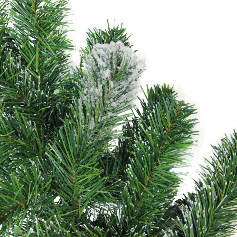 Allstate 24" Unlit Colorado Pine Flocked Artificial Christmas Wreath