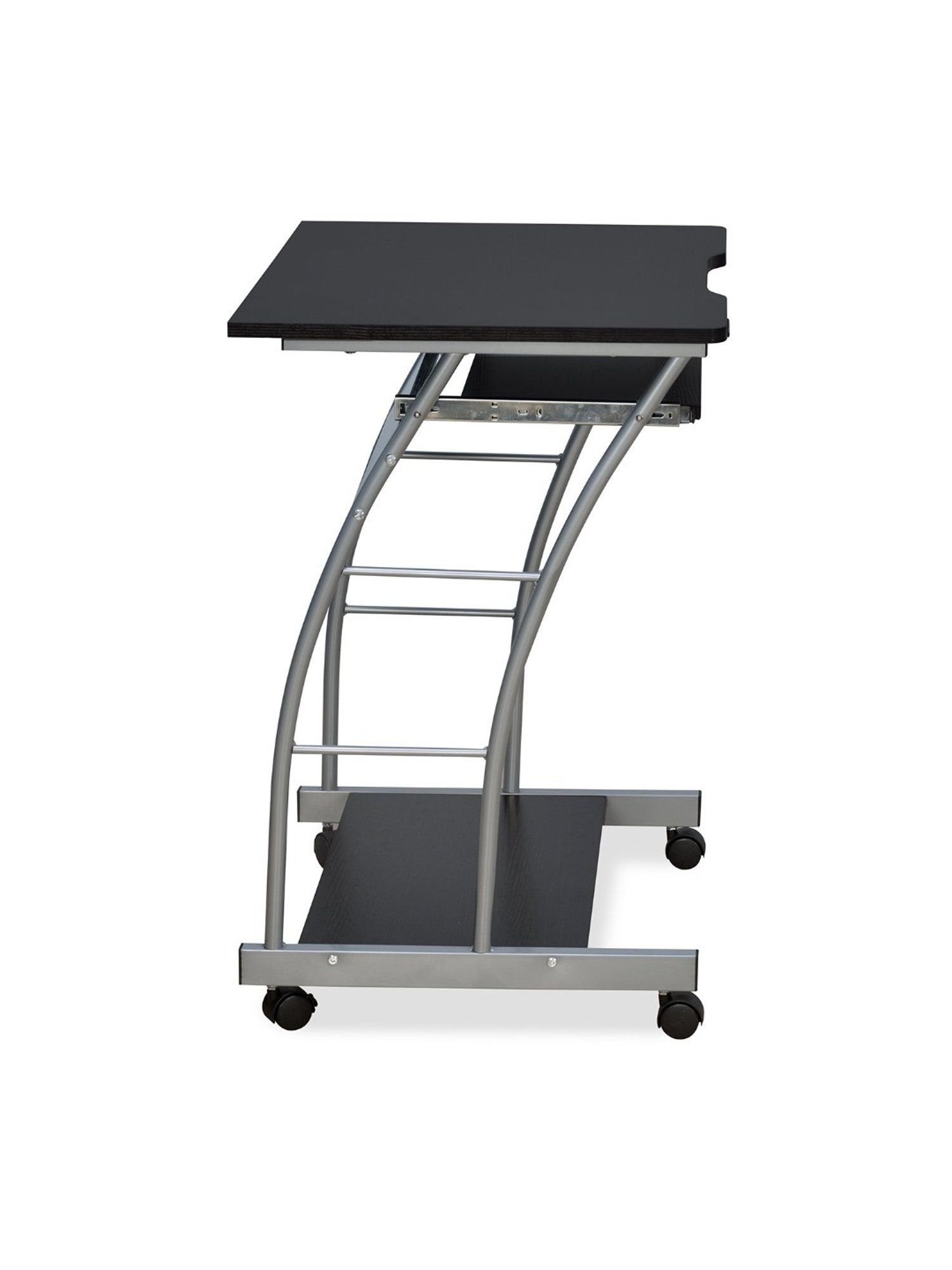 Nilkamal Leo Black & Walnut Engineered Wood Computer Table