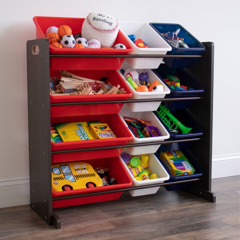 Sesame Street Design and Store 6 Bin Toy Organizer - Delta Children