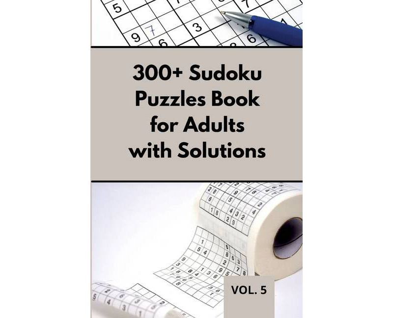 300+ Sudoku Puzzles Book for Adults with Solutions VOL 5 - by  Quizflix (Paperback)