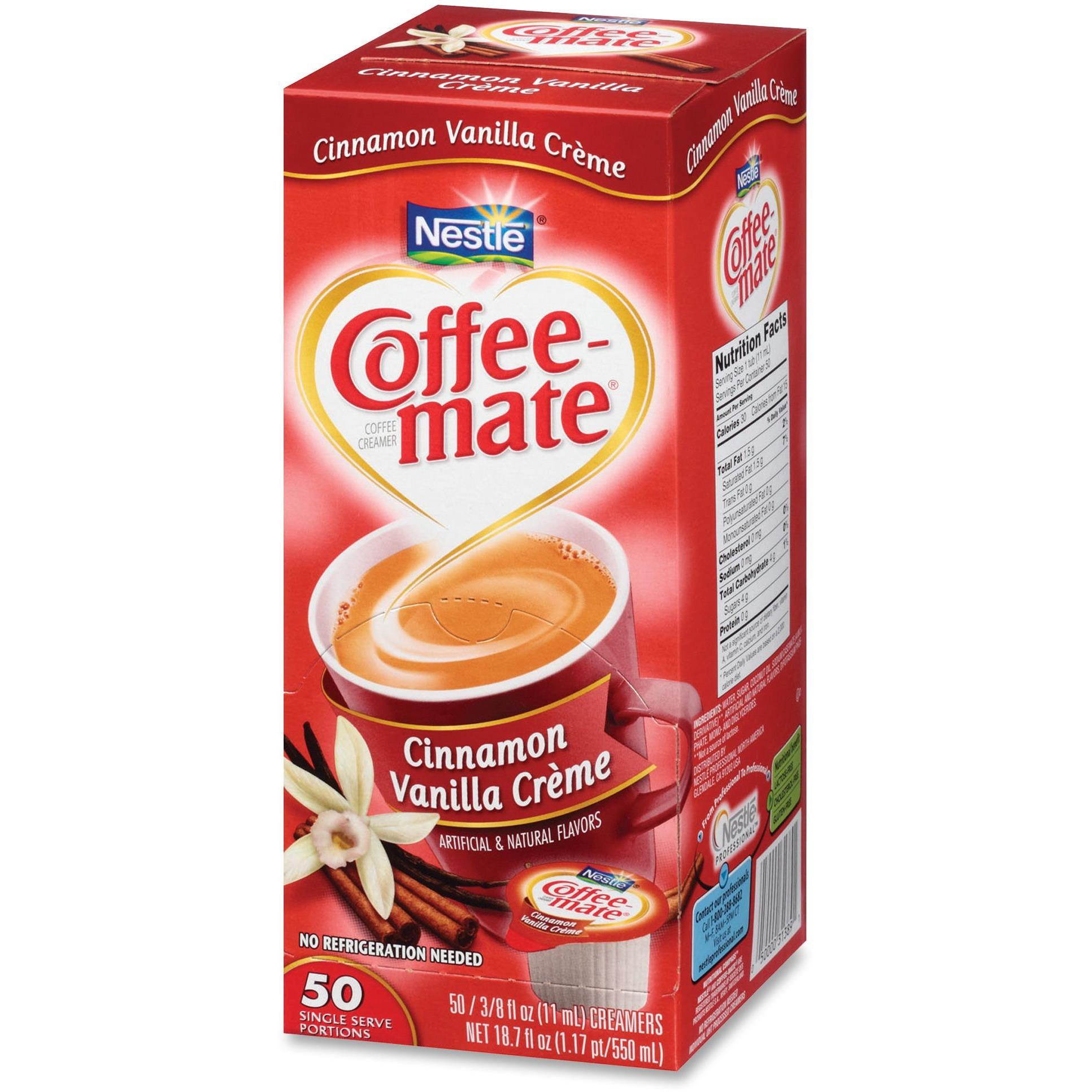Nestle Cinnamon Vanilla Creme Liquid Coffee Creamer Singles